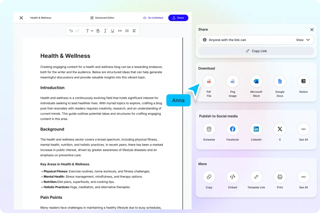 Free AI Blog Post Ideas Generator, Creative Blog Topic Maker Online